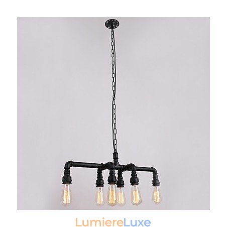 Suspension rétro en forme de pipe à eau avec peinture lumineuse Suspension rétro en forme de pipe à eau avec peinture lumineuse