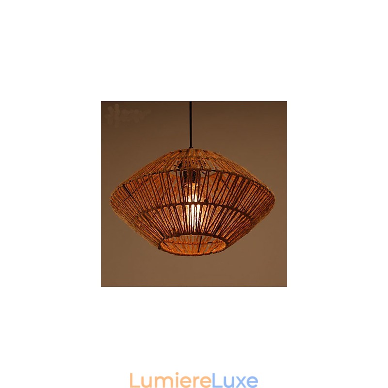 Le lustre en corde tissée à la main Americange