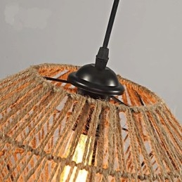 Le lustre en corde tissée à la main Americange