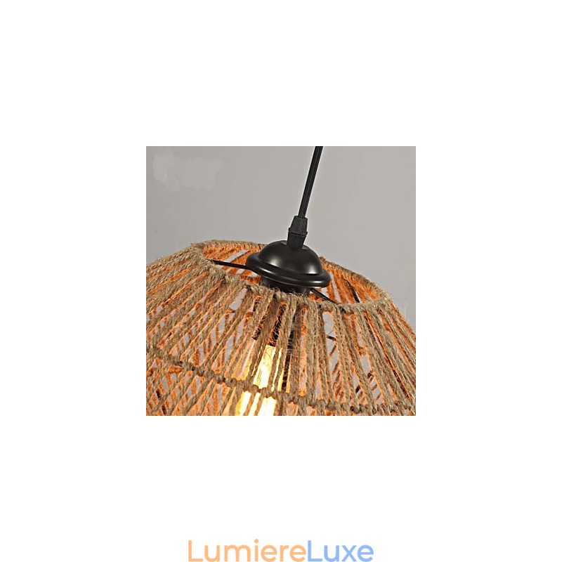 Le lustre en corde tissée à la main Americange