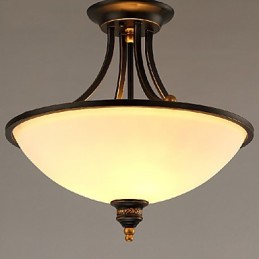 Lustre en métal galvanisé de style mini contemporain moderne
