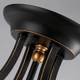 Lustre en métal galvanisé de style mini contemporain moderne