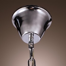 Suspension moderne contemporaine en métal galvanisé de style mini cristal