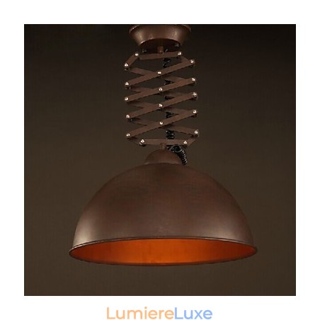 Abat-jour en fer forgé noir flexible pour lustre industriel, entrepôt, café, couvercle Abat-jour en fer forgé noir flexible pour lustre industriel, entrepôt, café, couvercle