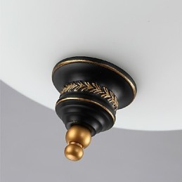 Lustre en métal galvanisé de style mini contemporain moderne