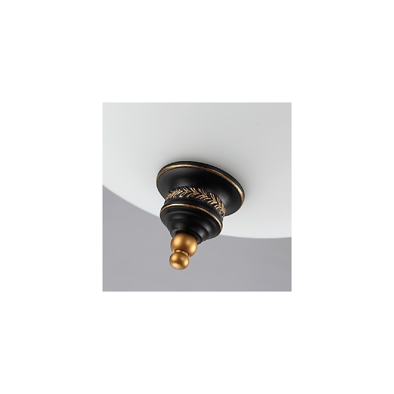 Lustre en métal galvanisé de style mini contemporain moderne