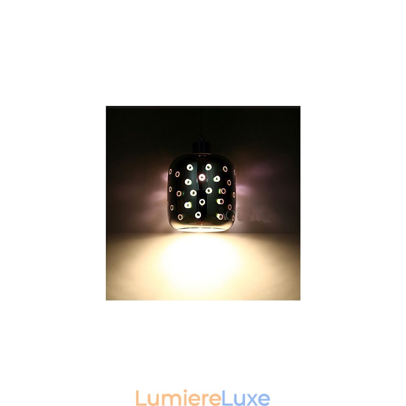 Suspension créative en verre 3D simple