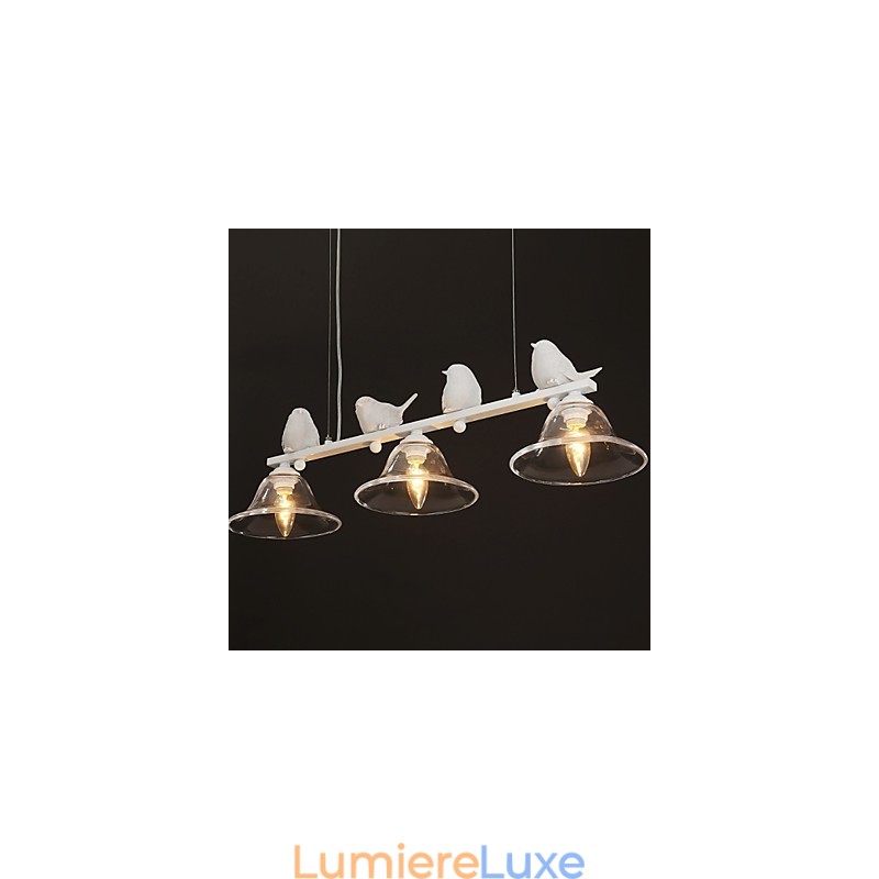 Suspension moderne en verre, lampes suspendues simples, lampe suspendue de café