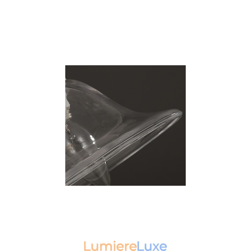 Suspension moderne en verre, lampes suspendues simples, lampe suspendue de café