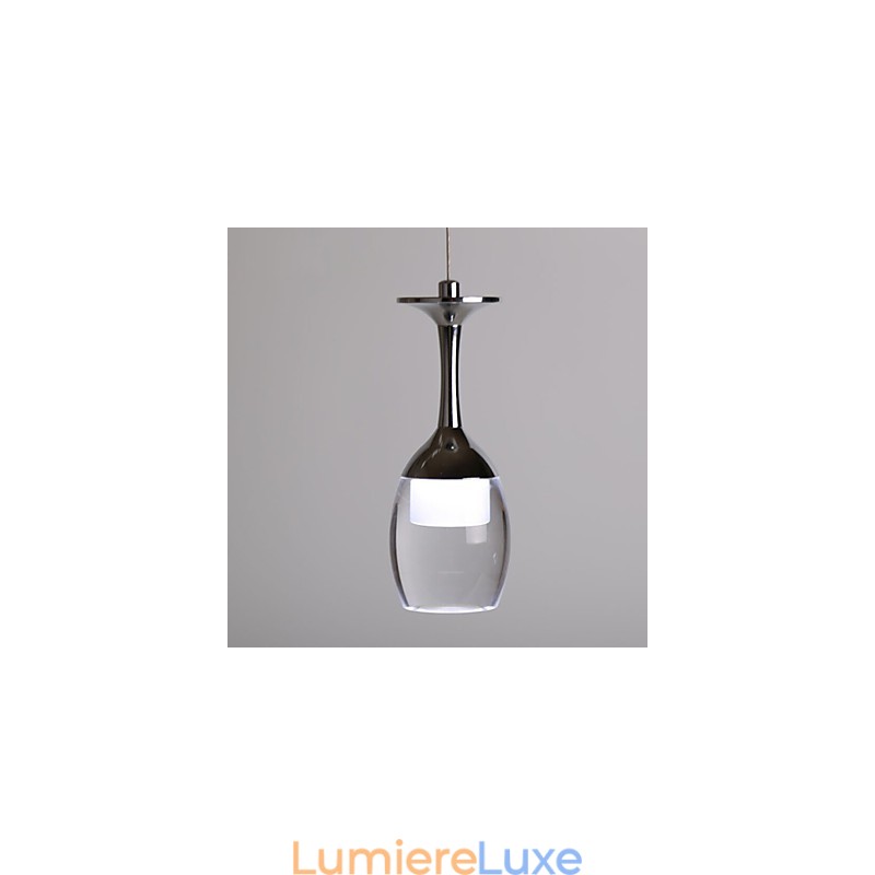 Suspension moderne à 7 lumières, ampoules intégrées incluses, éclairage d'escalier