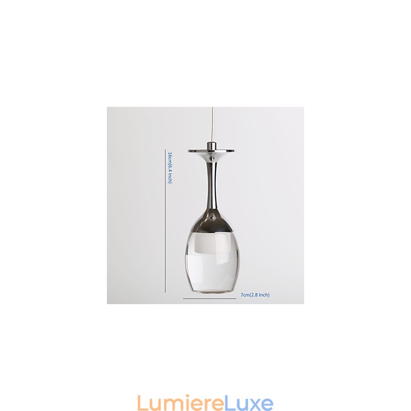 Suspension moderne à 7 lumières, ampoules intégrées incluses, éclairage d'escalier
