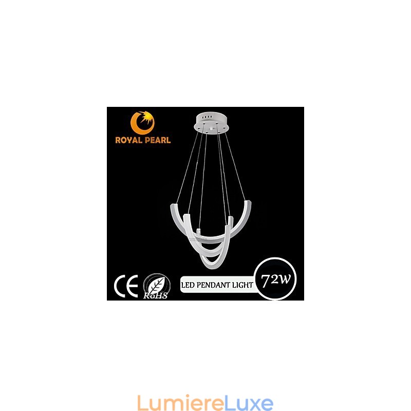 Suspension moderne en acrylique au design contemporain