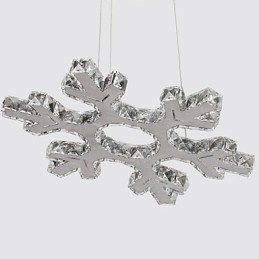 Lustre traditionnel classique en métal chromé