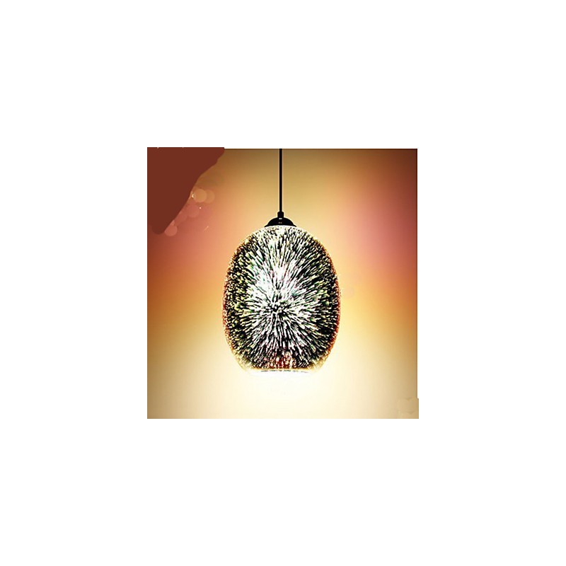 Suspension créative en verre 3D simple