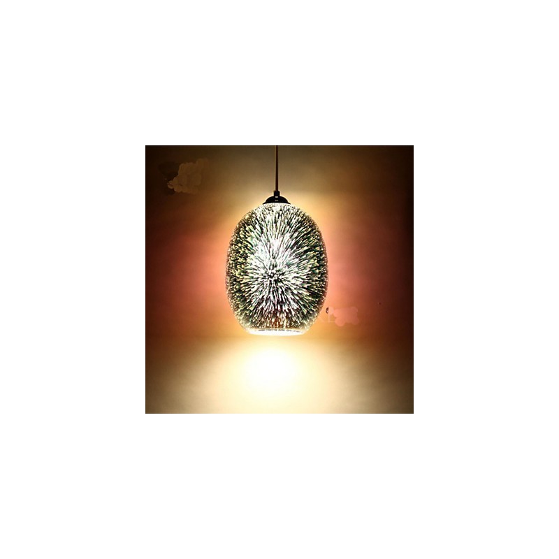 Suspension créative en verre 3D simple