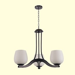 Lustre en métal peint de style mini rétro classique traditionnel