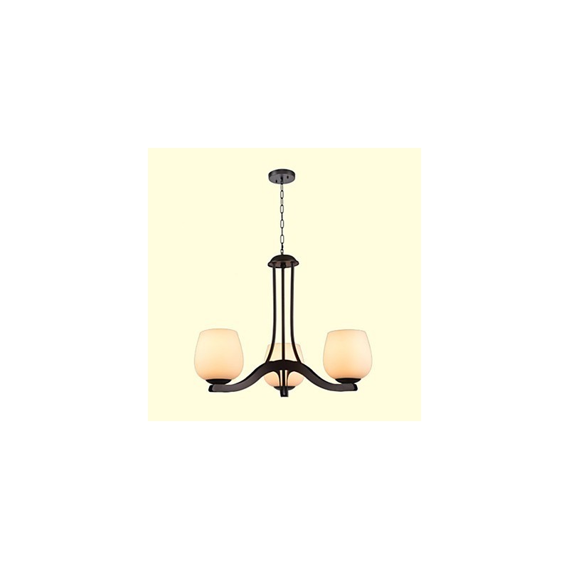 Lustre en métal peint de style mini rétro classique traditionnel