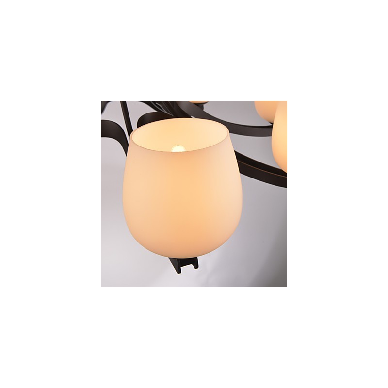 Lustre en métal peint de style mini rétro classique traditionnel