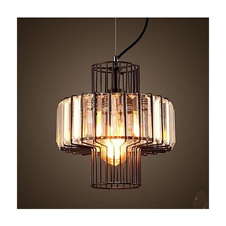 Petite suspension en cristal de style country américain Petite suspension en cristal de style country américain