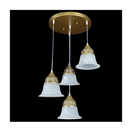 Suspension traditionnelle classique rustique en métal bronze rétro Suspension traditionnelle classique rustique en métal bronze rétro