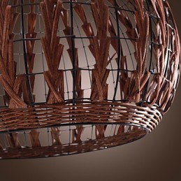 Suspension style mini-tableau style lanterne country
