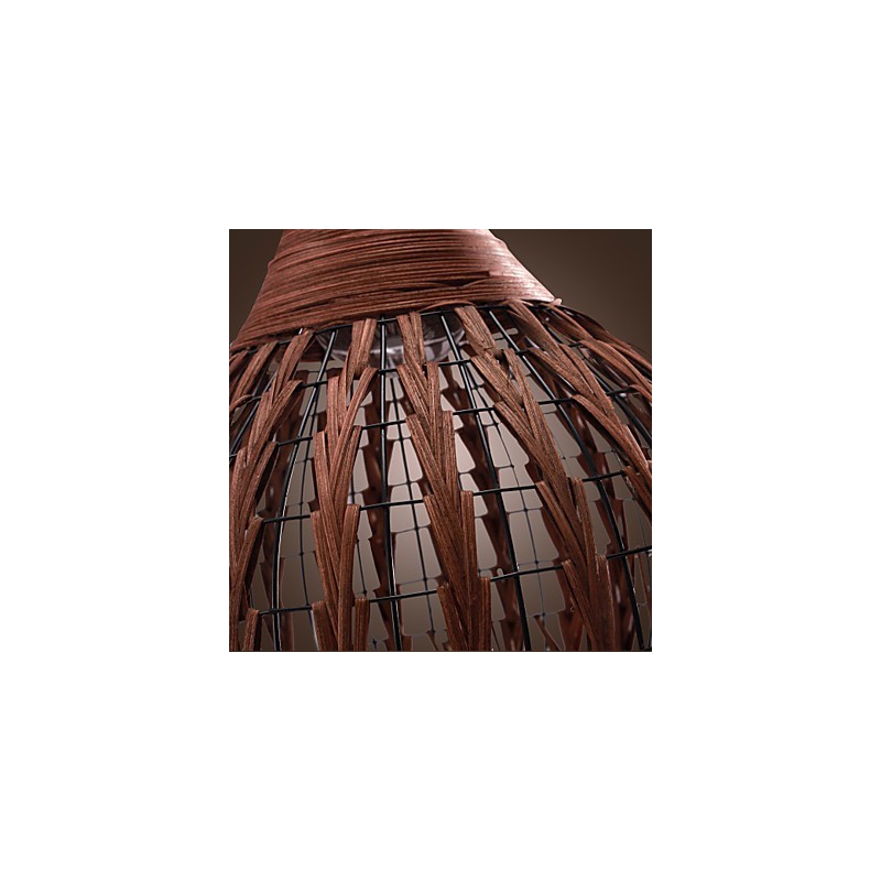 Suspension style mini-tableau style lanterne country