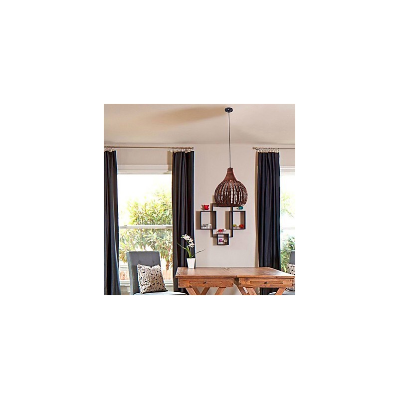 Suspension style mini-tableau style lanterne country