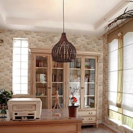 Suspension style mini-tableau style lanterne country