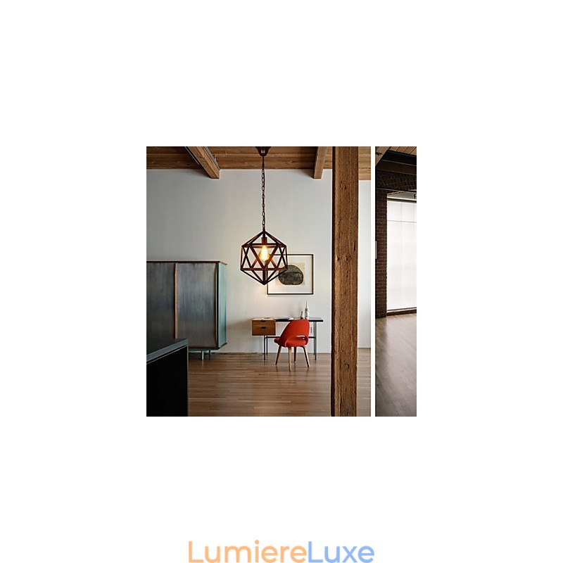 Lampe suspendue en métal créative, lampes suspendues modernes, lampe suspendue pour café