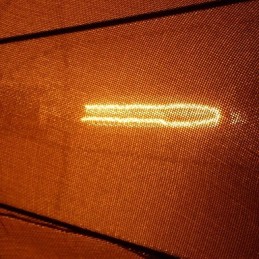 Suspension rétro de style nord-américain à 1 lumière avec abat-jour en tissu