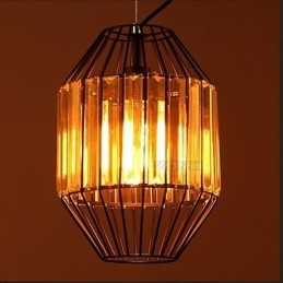 Pendentif cage à oiseaux créatif rétro américain