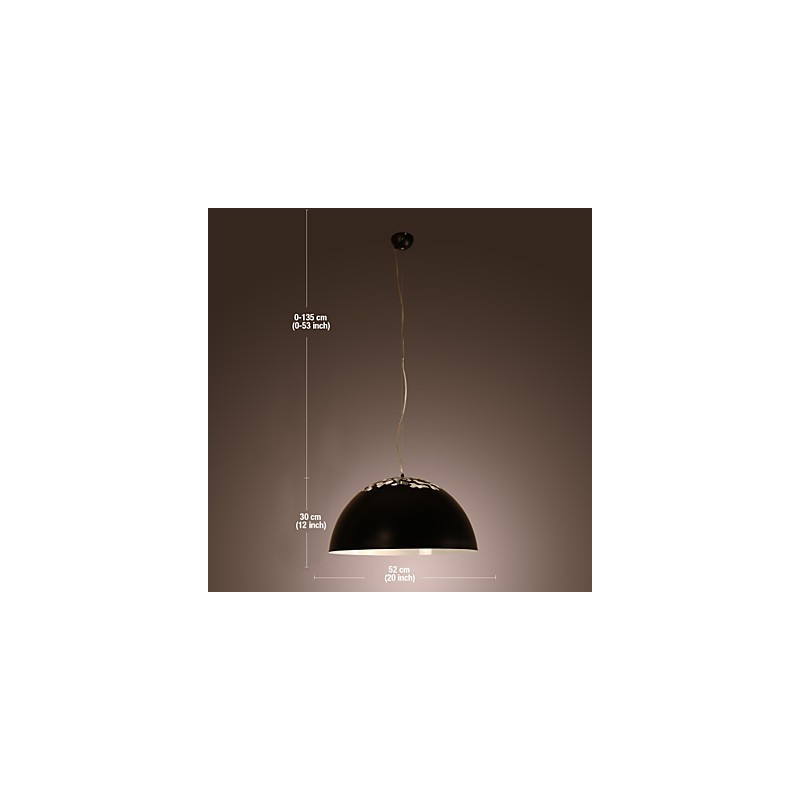 Suspension moderne et contemporaine en forme de bol