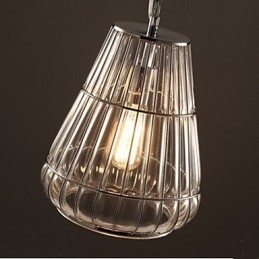 Lampe à suspension en verre de style américain Industrial Wind Cafe