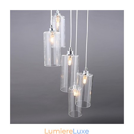 Lampe en verre transparent simple, moderne et créative Lampe en verre transparent simple, moderne et créative