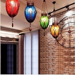 Lustre simple rétro Coffee Deck One de style pastoral et industriel