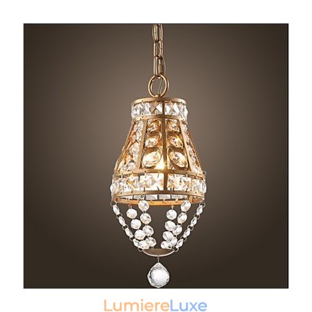 Lustre en cristal de style country américain Lustre d'art rétro pour porche Lustre en cristal de style country américain Lustre d'art rétro pour porche