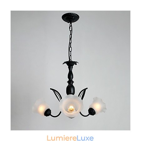 Lustre en métal peint classique traditionnel Lustre en métal peint classique traditionnel