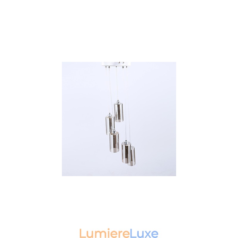 Lampe en verre transparent simple, moderne et créative