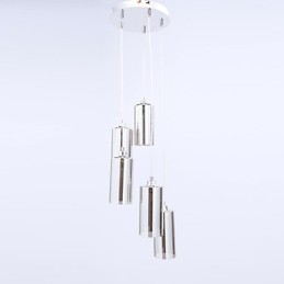 Lampe en verre transparent simple, moderne et créative