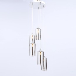Lampe en verre transparent simple, moderne et créative