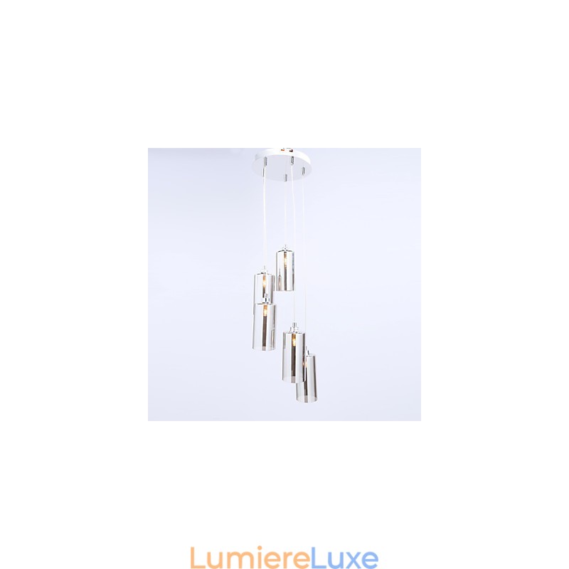 Lampe en verre transparent simple, moderne et créative