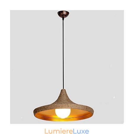 Lustre rétro C en chanvre industriel Lustre rétro C en chanvre industriel