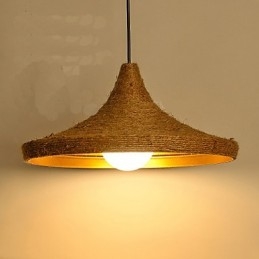 Lustre rétro C en chanvre industriel