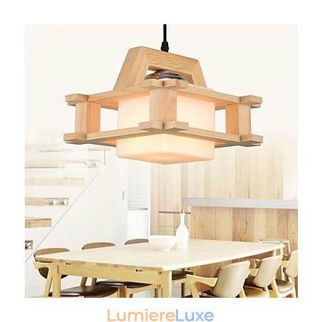Lampe en bois massif Lampe en bois massif