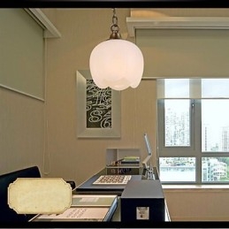 Le lustre simple en cuivre et marbre espagnol