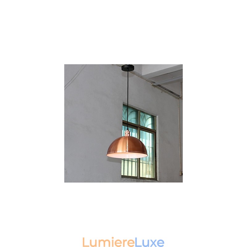 Un lustre en fer rétro unique