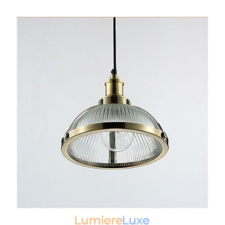 Petite lampe suspendue en verre style rétro américain Petite lampe suspendue en verre style rétro américain