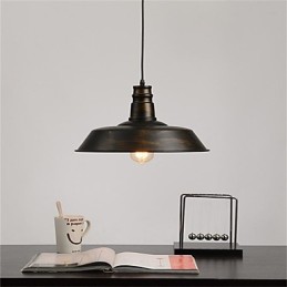 Lustre rétro minimaliste unique de 360 mm de diamètre
