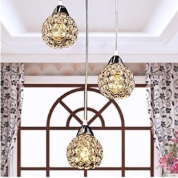 Lustre en cristal K9 pour petits repas