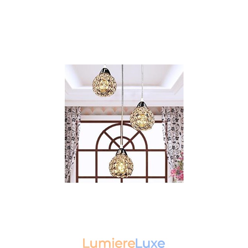 Lustre en cristal K9 pour petits repas